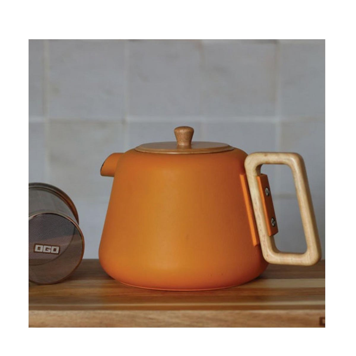 Ogo Théière fonte 1l jaune - 7912176