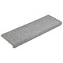 Voir la diapositive 2 : VIDAXL Tapis d'escalier 30 pcs 65x21x4 cm Gris clair