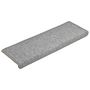Voir la diapositive 2 : VIDAXL Tapis d'escalier 30 pcs 65x21x4 cm Gris clair