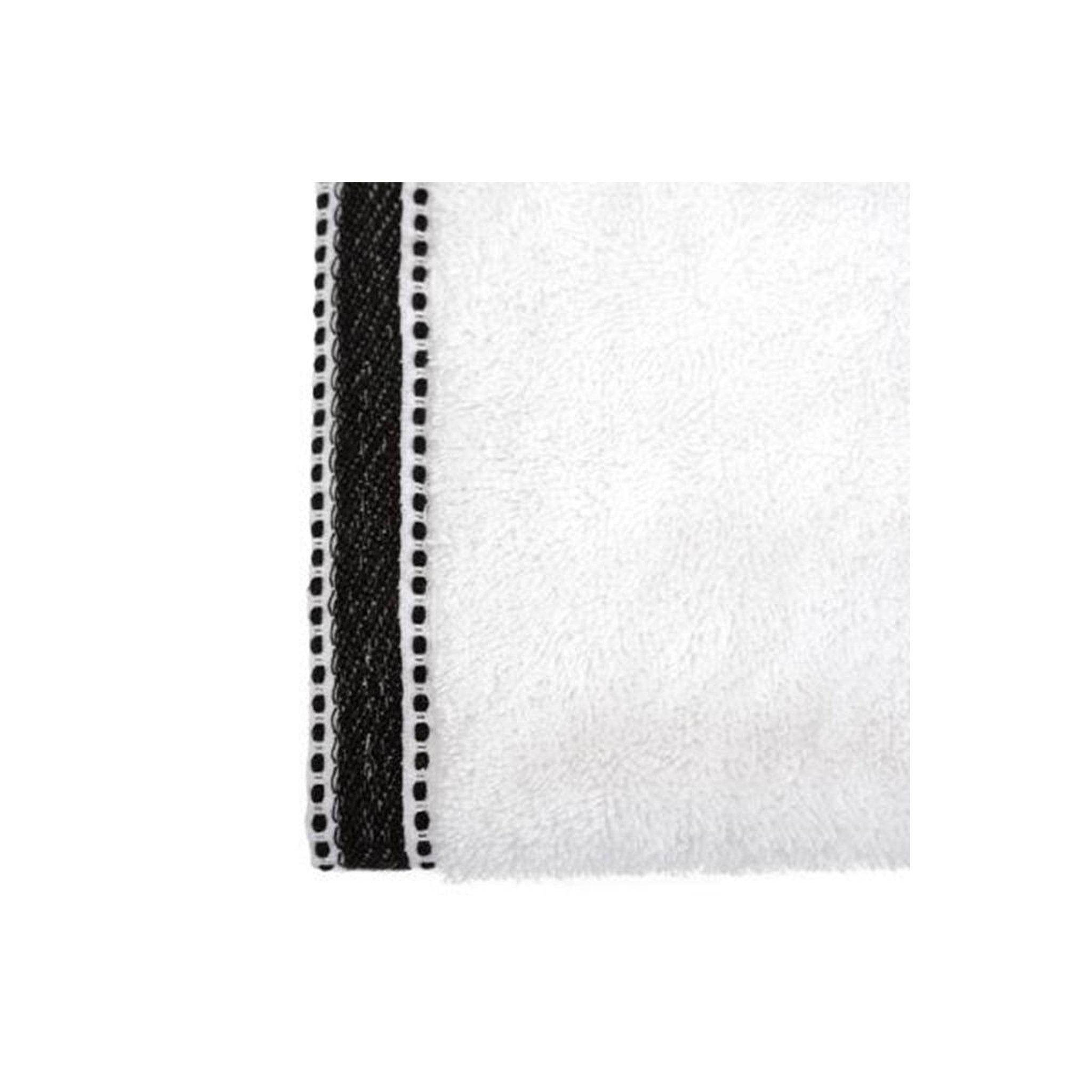 Voir la diapositive 2 : ATMOSPHERA Serviette d'invité  joia  30x50cm blanc