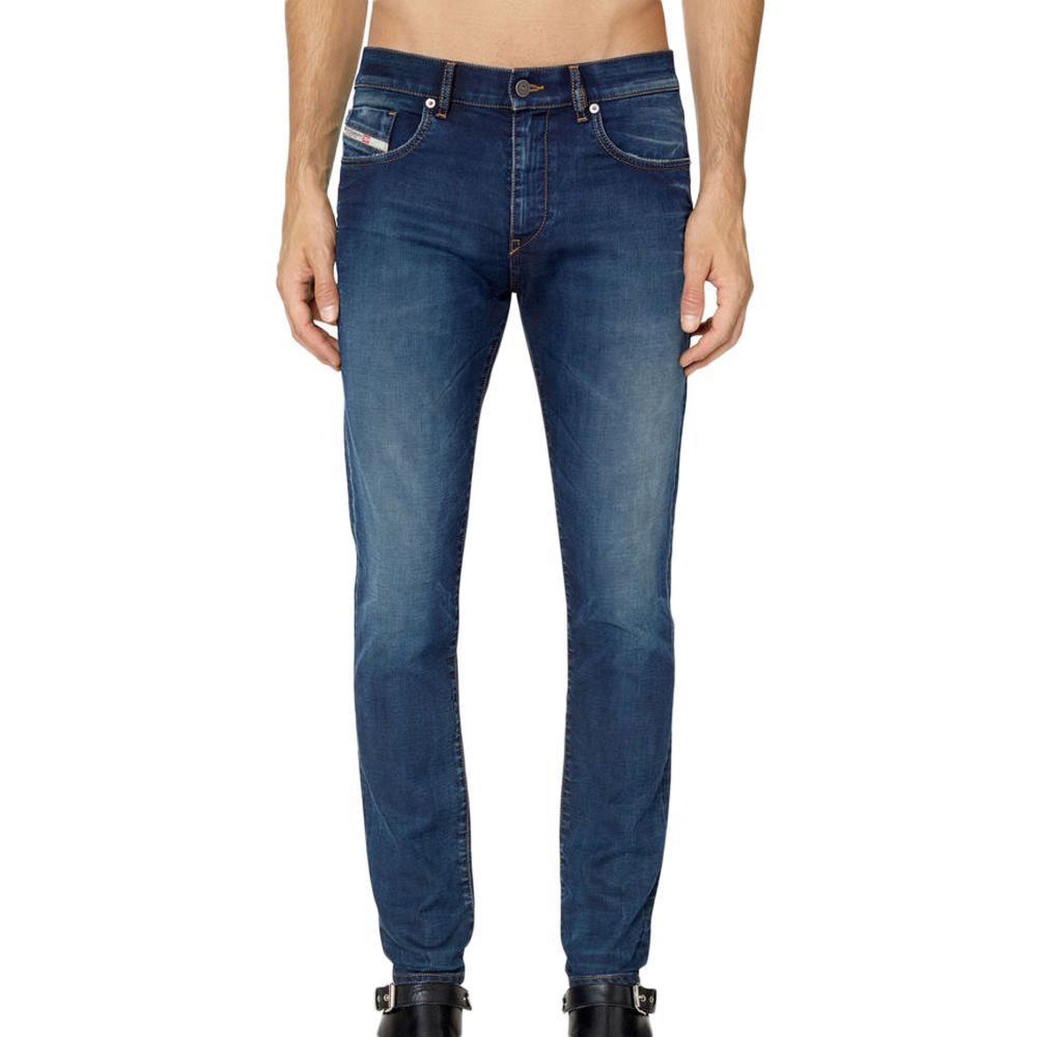 Voir la diapositive 2 : DIESEL Jean slim bleu foncé homme diesel strukt 02