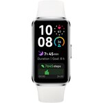 HUAWEI Montre connectée Band 10 Blanc Titane
