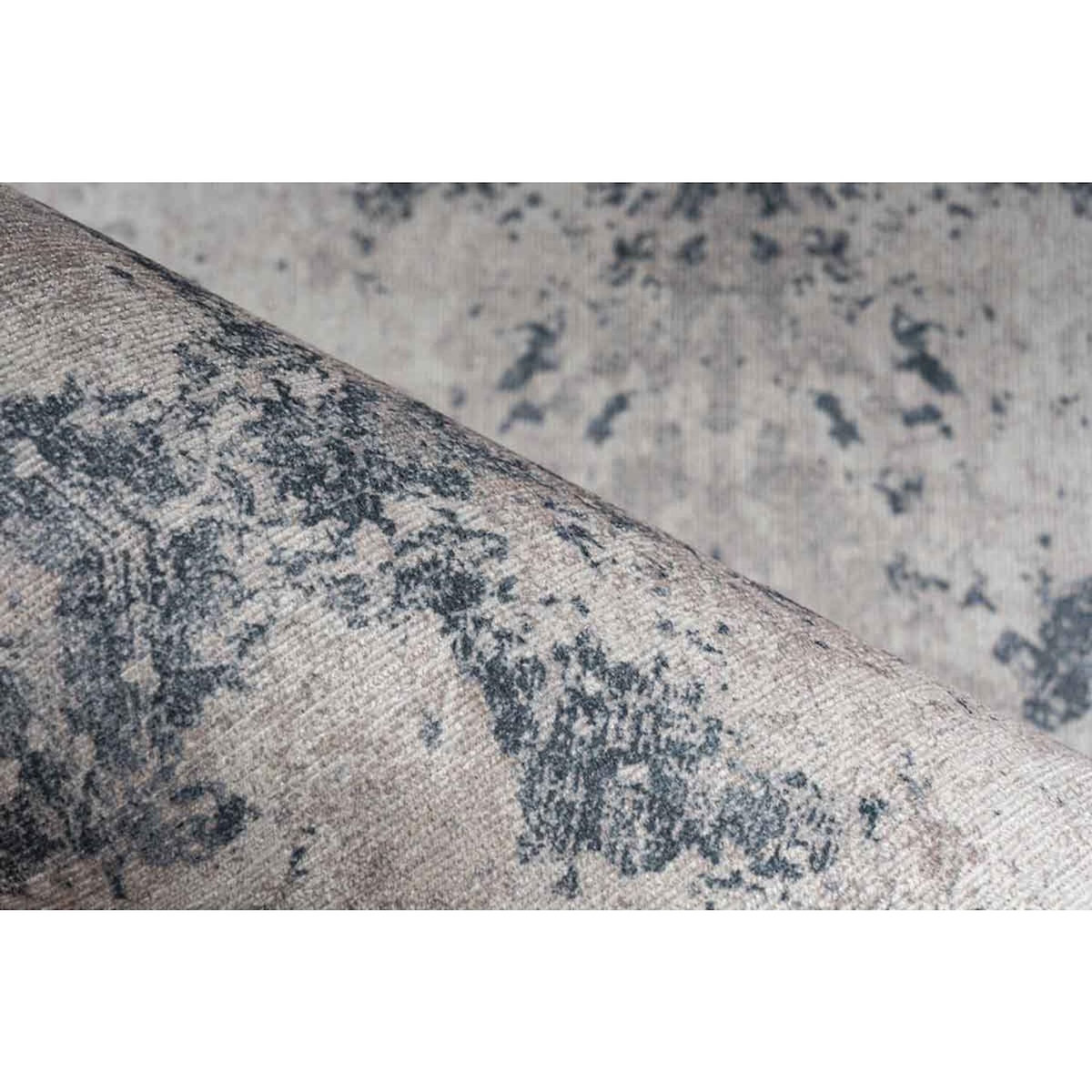 Paris Prix Tapis Déco Rectangulaire Tissé  Maika IV  Gris & Beige