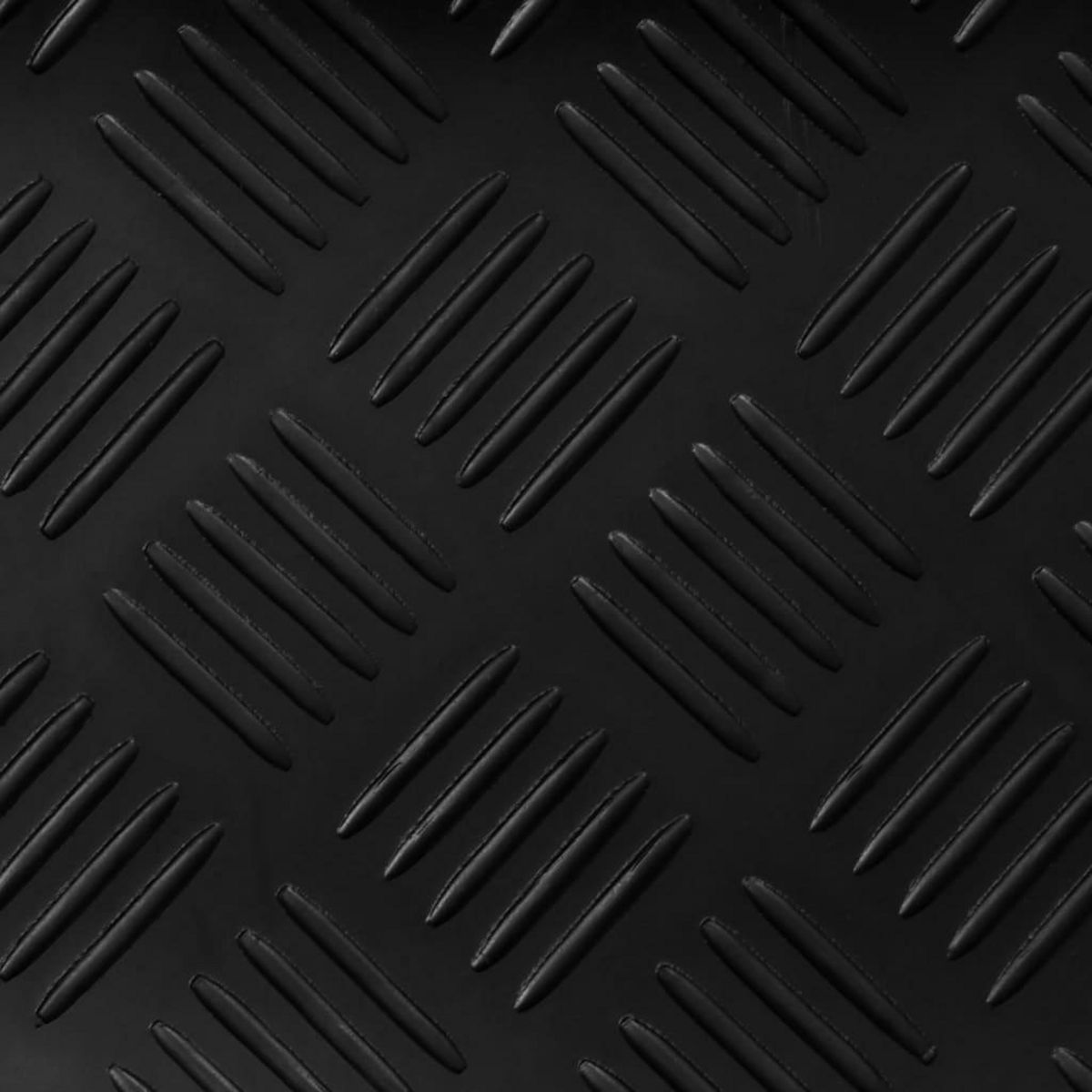 VIDAXL Tapis en caoutchouc antiderapant 1,5x2 m 3 mm Quadrillage