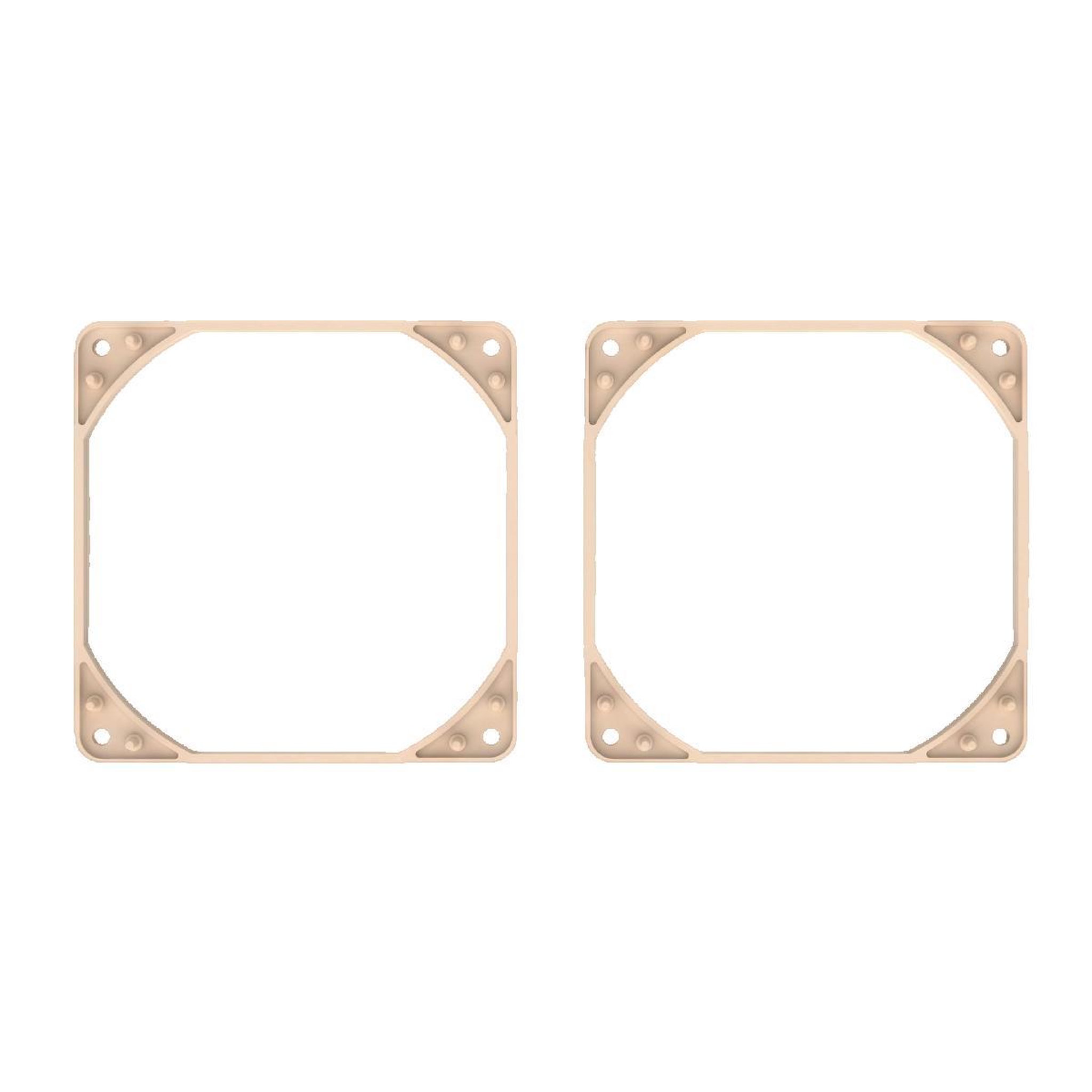 Voir la diapositive 3 : Noctua Kit de entretoises d'air Noctua NA-IS1-12 Sx2 marron et beige