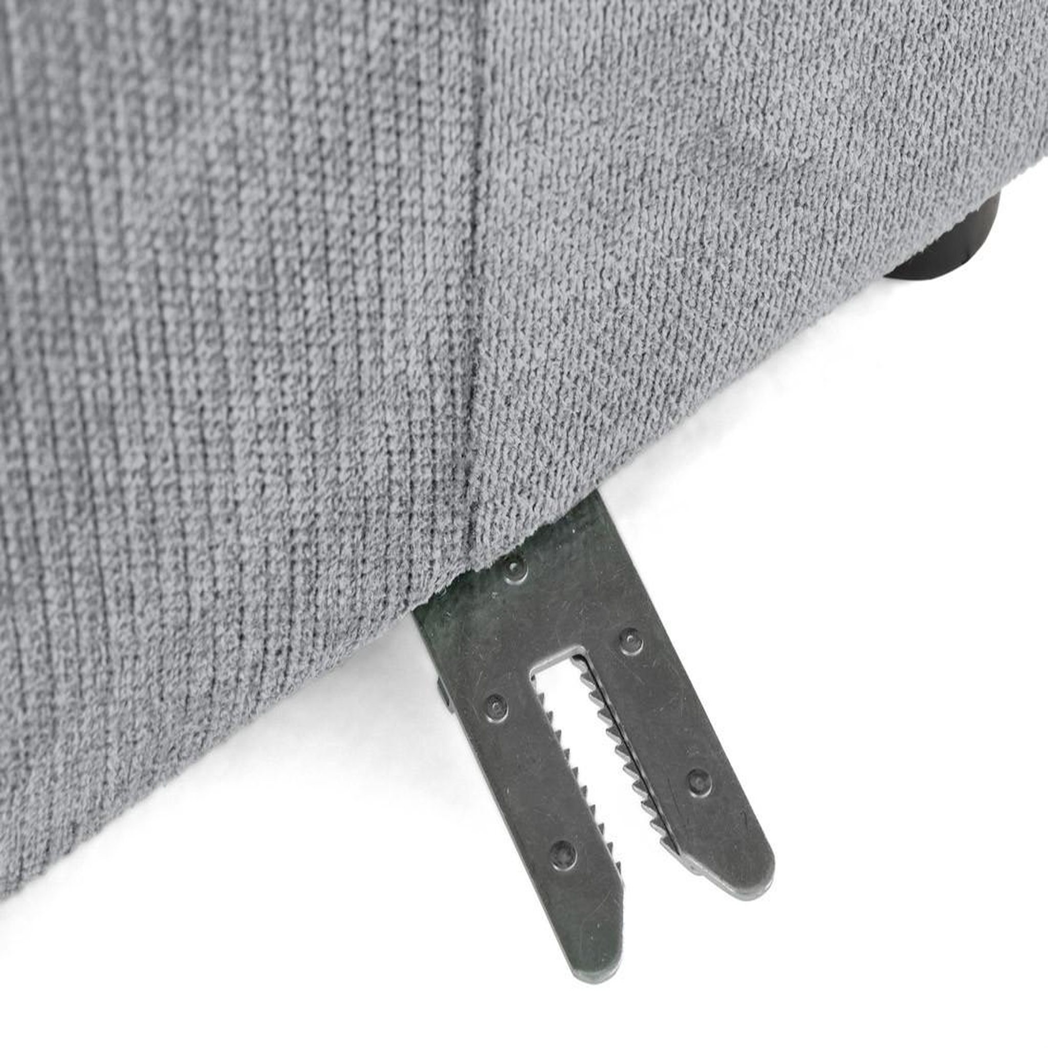 Voir la diapositive 3 : LISA DESIGN Debbie - module d'assise gauche en tissu texturé