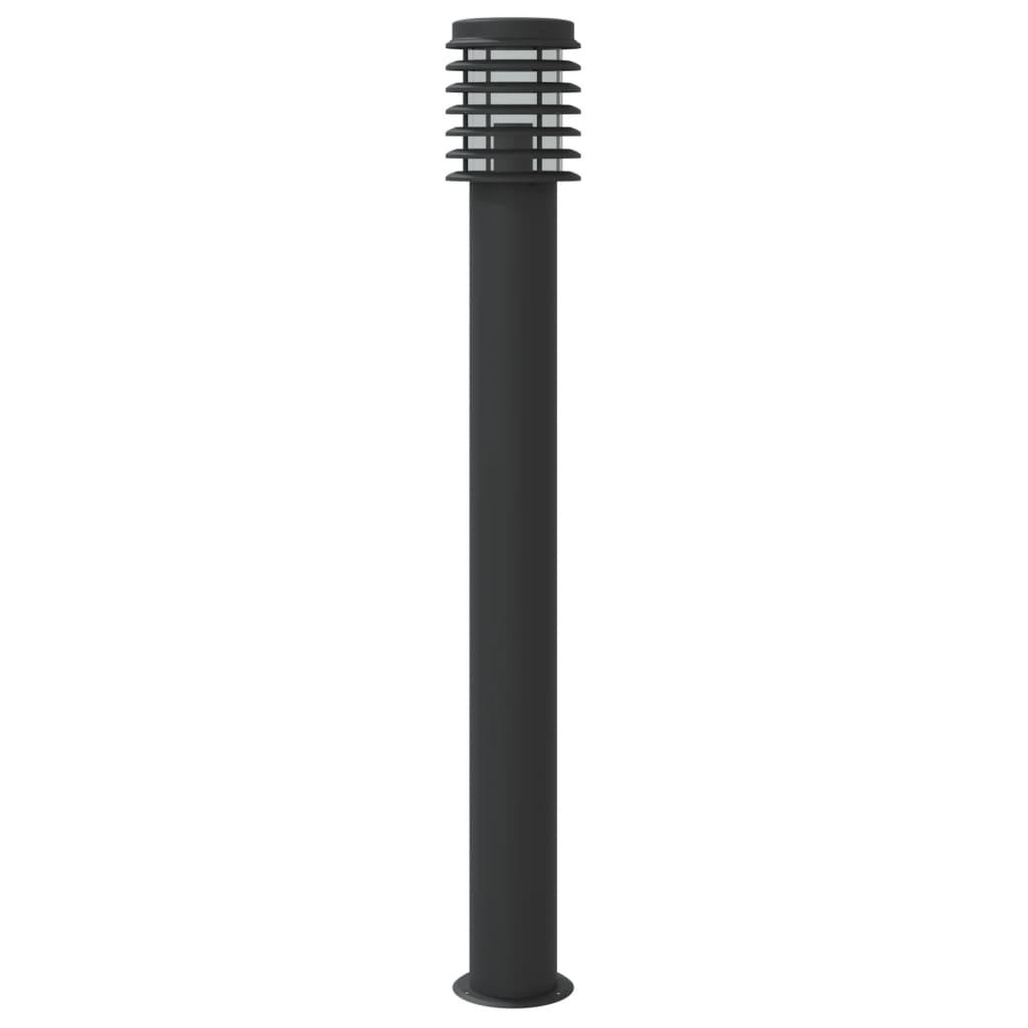 Voir la diapositive 5 : VIDAXL Lampadaire d'exterieur noir 110 cm acier inoxydable