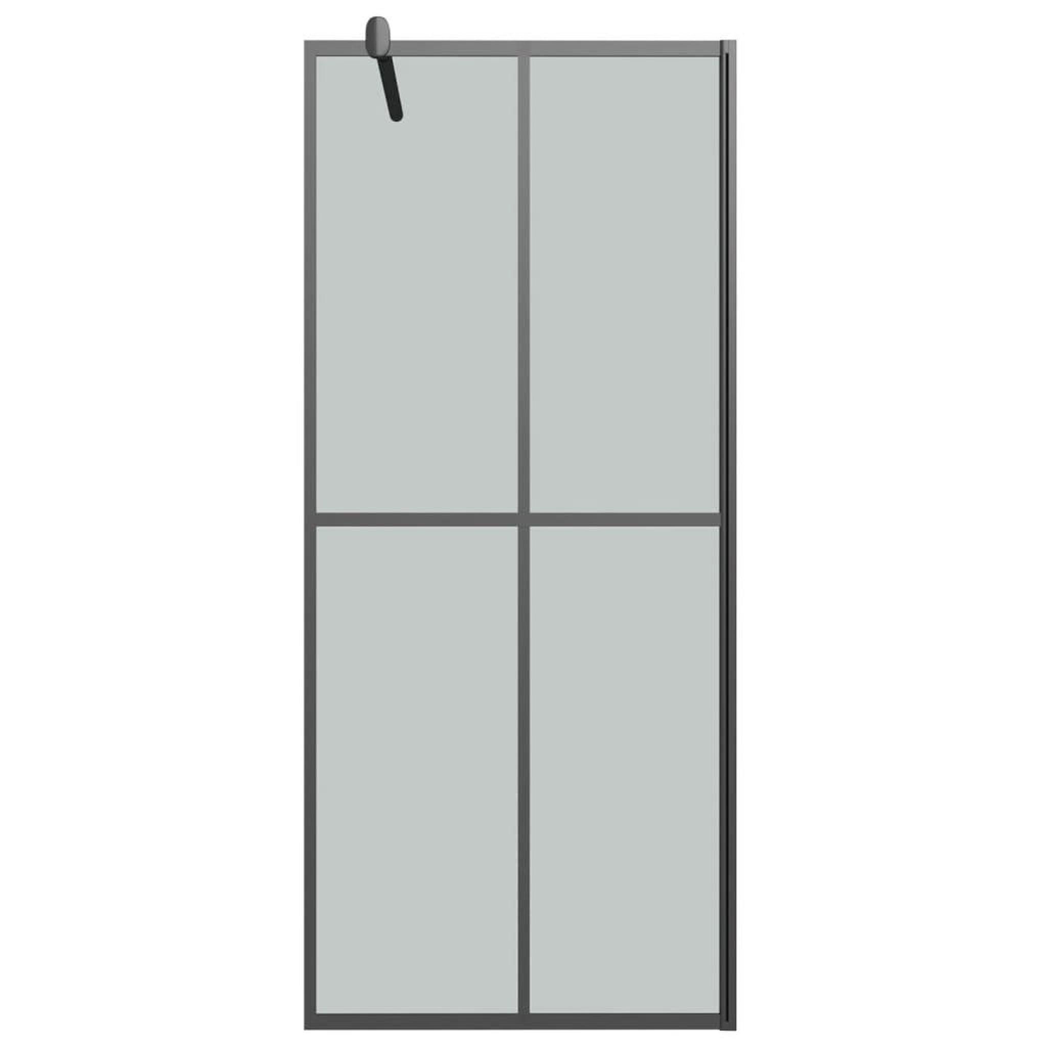 Voir la diapositive 3 : VIDAXL Ecran de douche 80x195 cm Verre trempe fonce