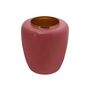 Voir la diapositive 2 : Paris Prix Vase Design en Métal  Artisse  36cm Corail & Or