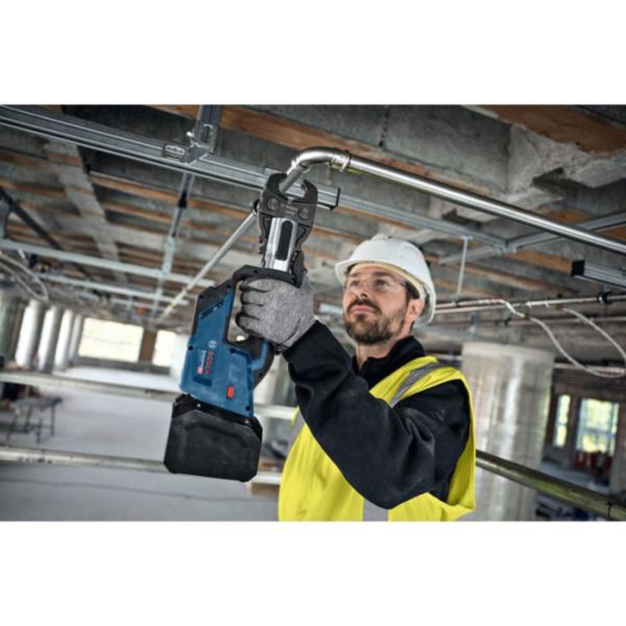 Voir la diapositive 4 : Bosch Professional Sertisseuse - bosch professional - gpt 18v-19 + kit rfz12/16/20 - sans batterie ni chargeur - tete 360° - l-boxx 238