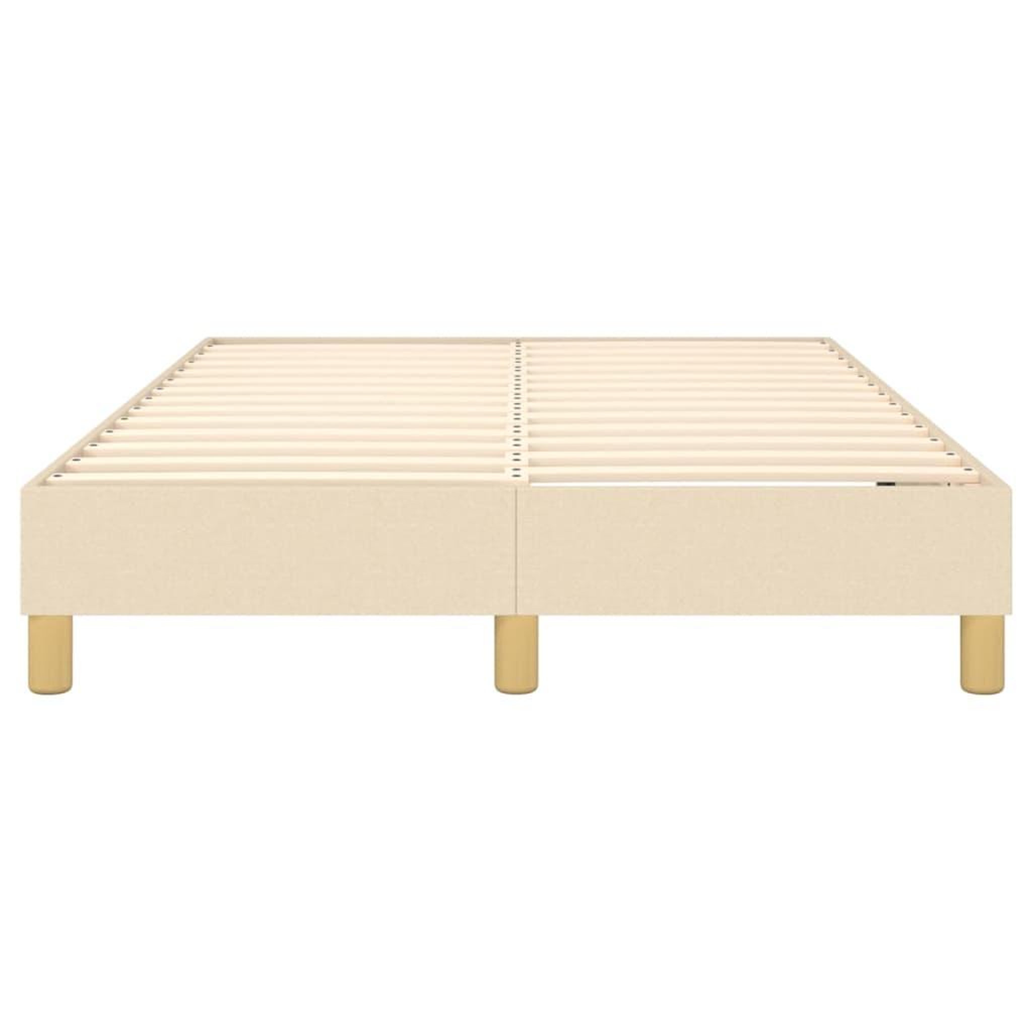 Voir la diapositive 5 : VIDAXL Cadre de lit sans matelas creme 120x200 cm tissu