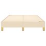 Voir la diapositive 5 : VIDAXL Cadre de lit sans matelas creme 120x200 cm tissu