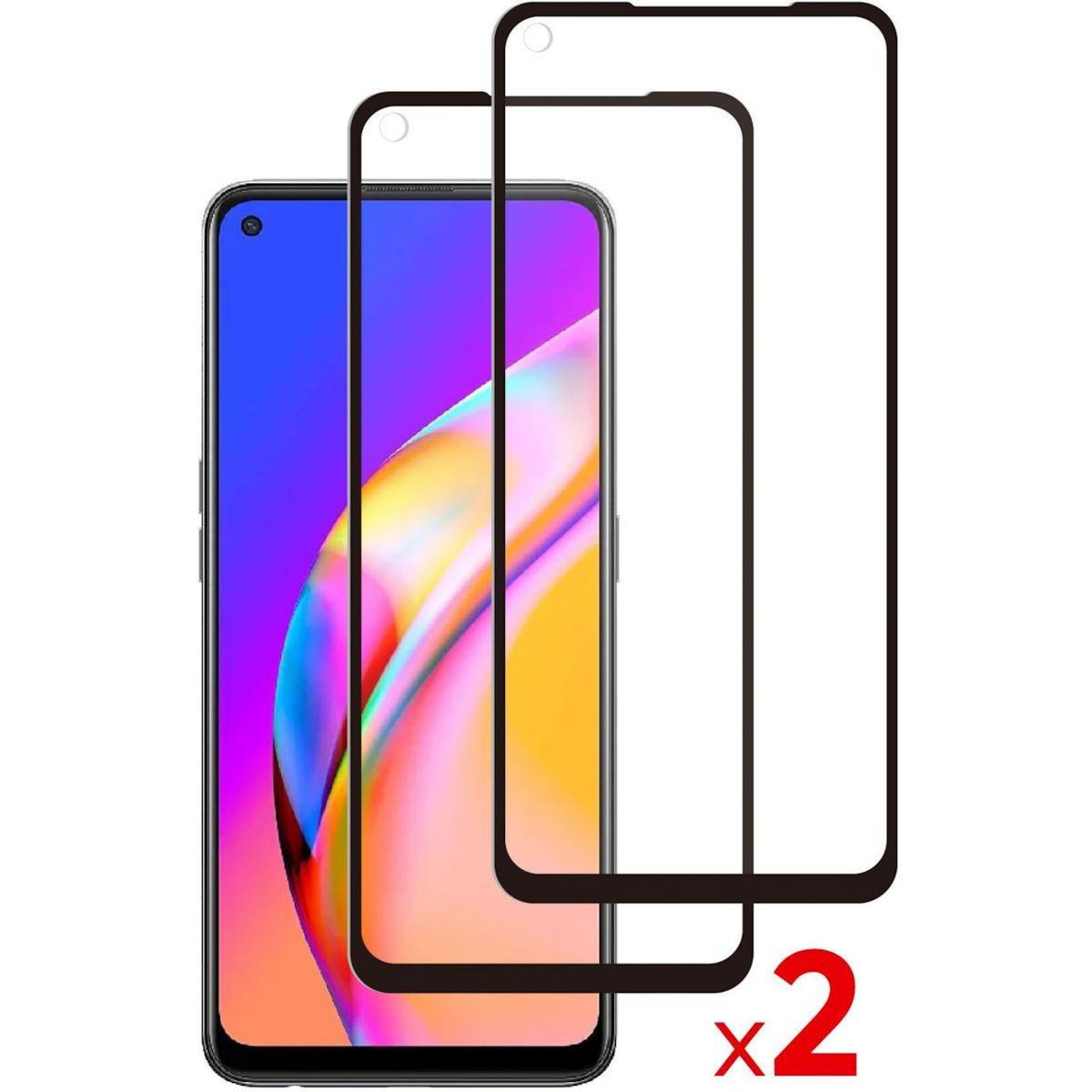 ESSENTIEL B Pack Oppo A54/A74 5G Coque + Verre trempé x2