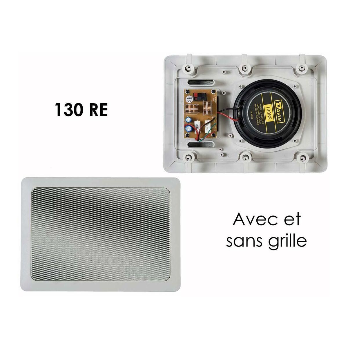 Davis Enceinte encastrable 130 RE blanc