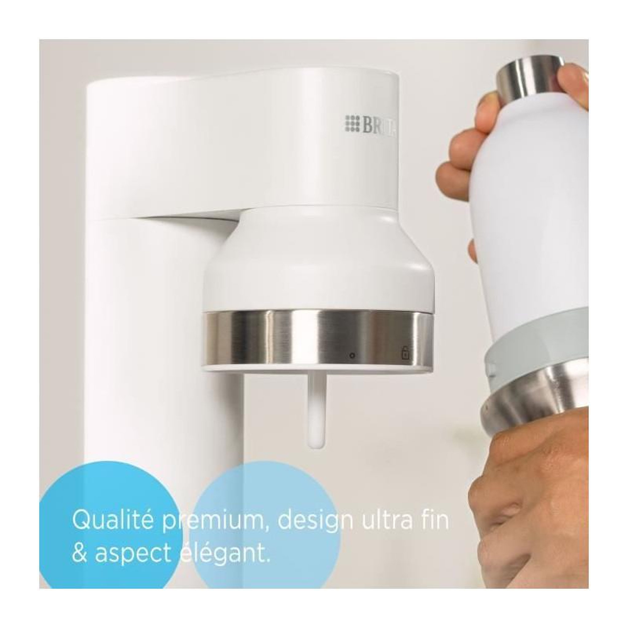 Voir la diapositive 6 : Brita Machine à soda sodatrio blanche