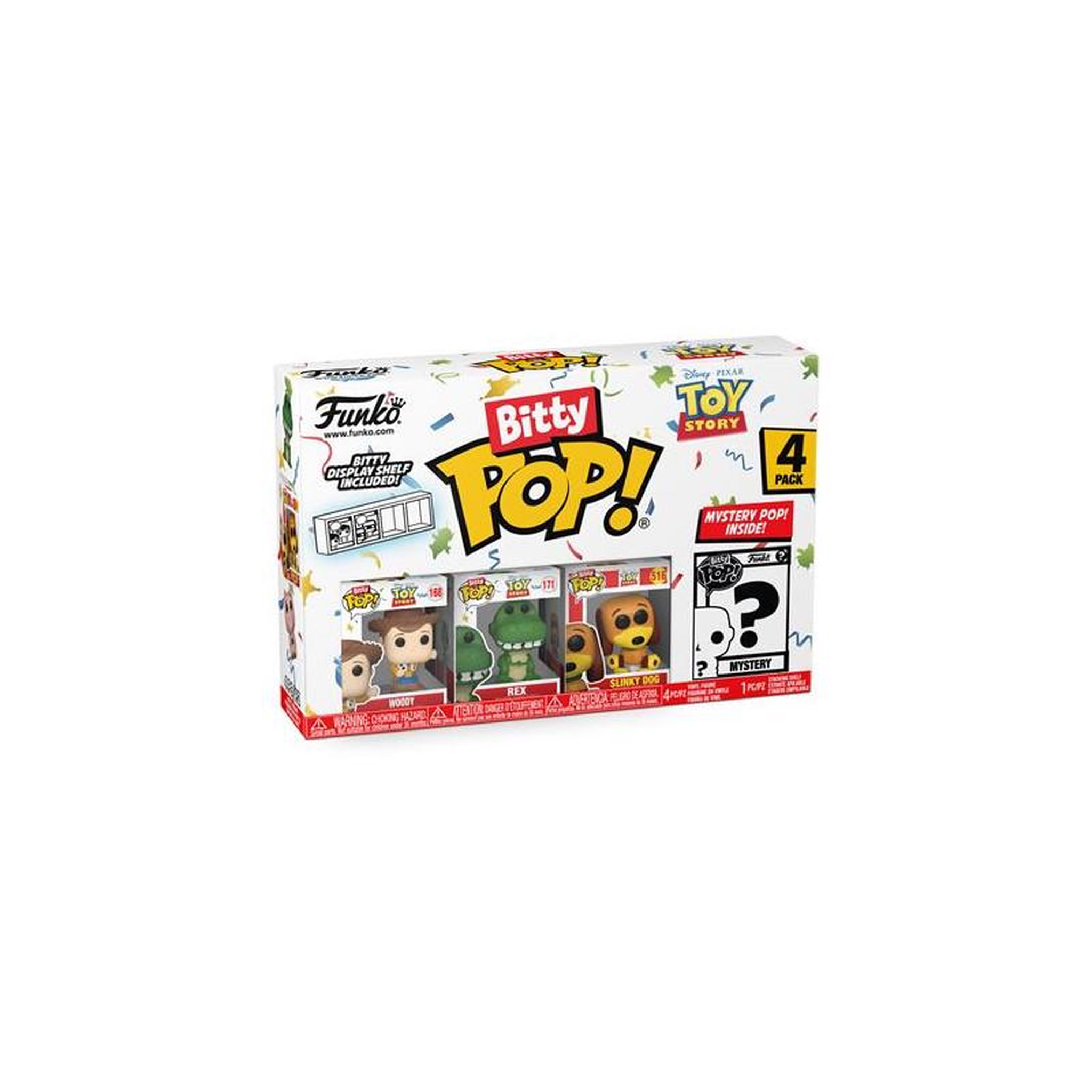 Funko Pack 4 Figurines Funko Bitty Pop Toy Story Woody