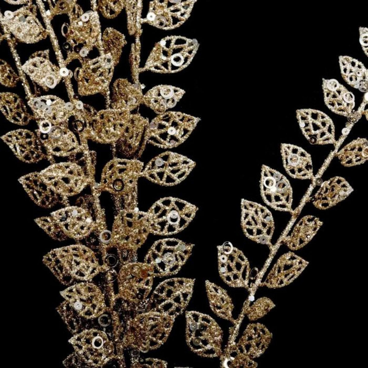 ATMOSPHERA Branche 5 Feuilles  Galerie des Merveilles  100cm Or