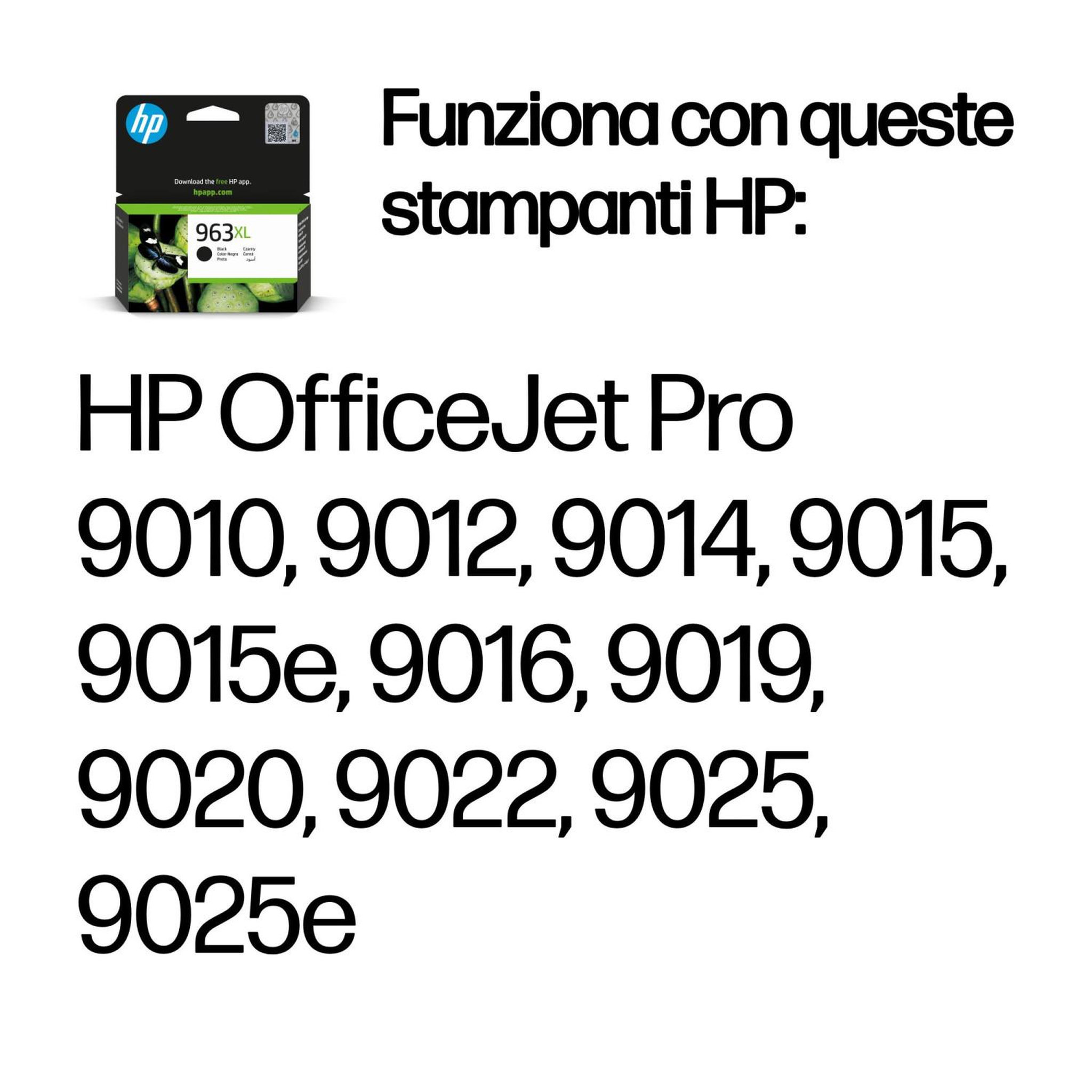 Voir la diapositive 3 : HP Hp 963xl cartouche d'encre noire authentique, grande capacité