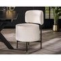 Voir la diapositive 3 : LISA DESIGN Tissia - lot de 2 chaises pivotantes - en tissu bouclette