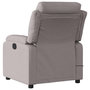 Voir la diapositive 4 : VIDAXL Fauteuil de massage inclinable electrique Taupe Tissu