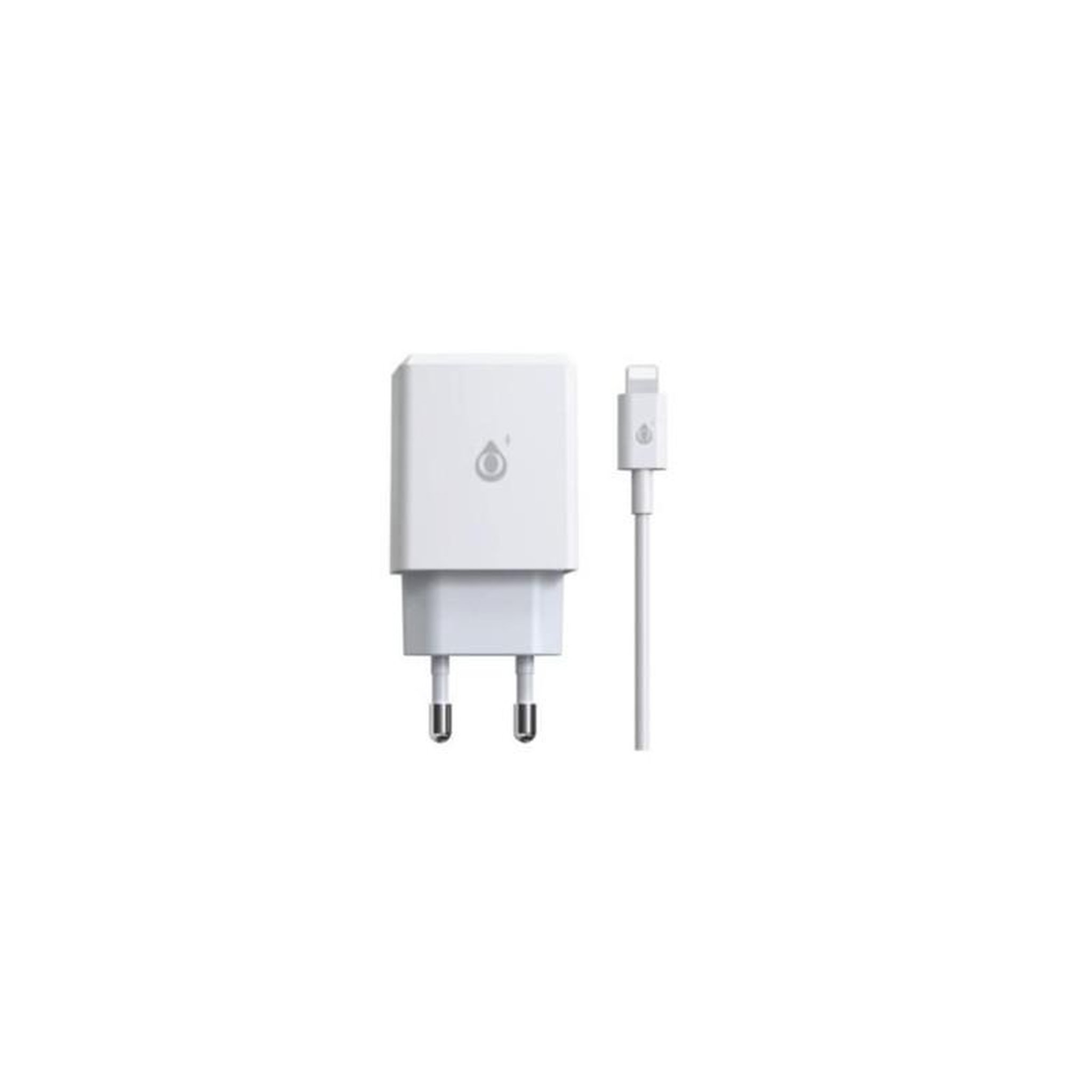 ONE Bloc secteur USB C vers Lightning One+ pour Smartphone et Tablette Blanc