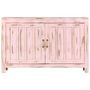 Voir la diapositive 2 : VIDAXL Buffet Rose clair 110x35x70 cm Bois de manguier massif