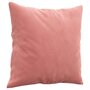 Voir la diapositive 3 : VIDAXL Coussins decoratifs lot de 2 Rose 40x40 cm Velours
