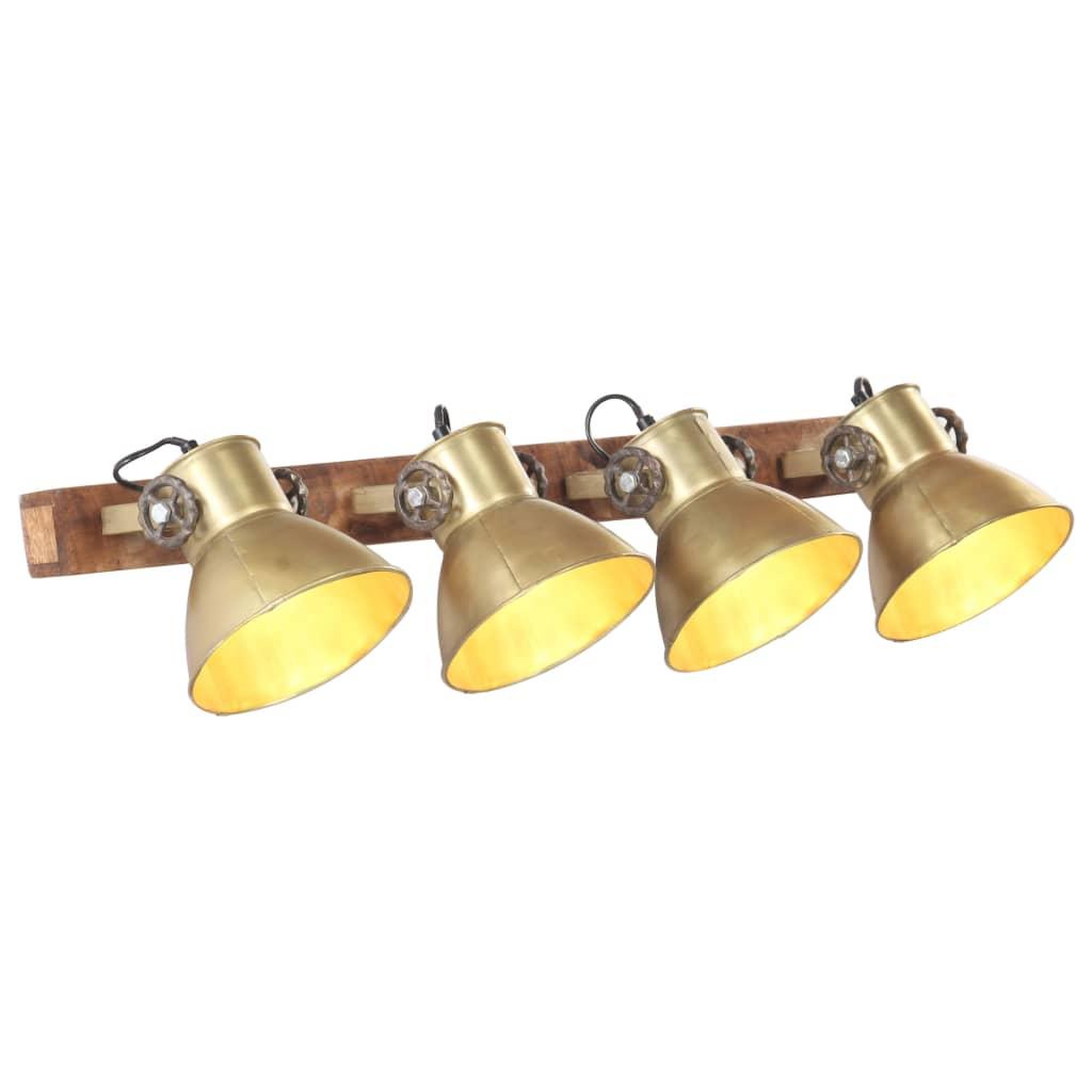 VIDAXL Lampe murale industrielle Laiton 90x25 cm E27