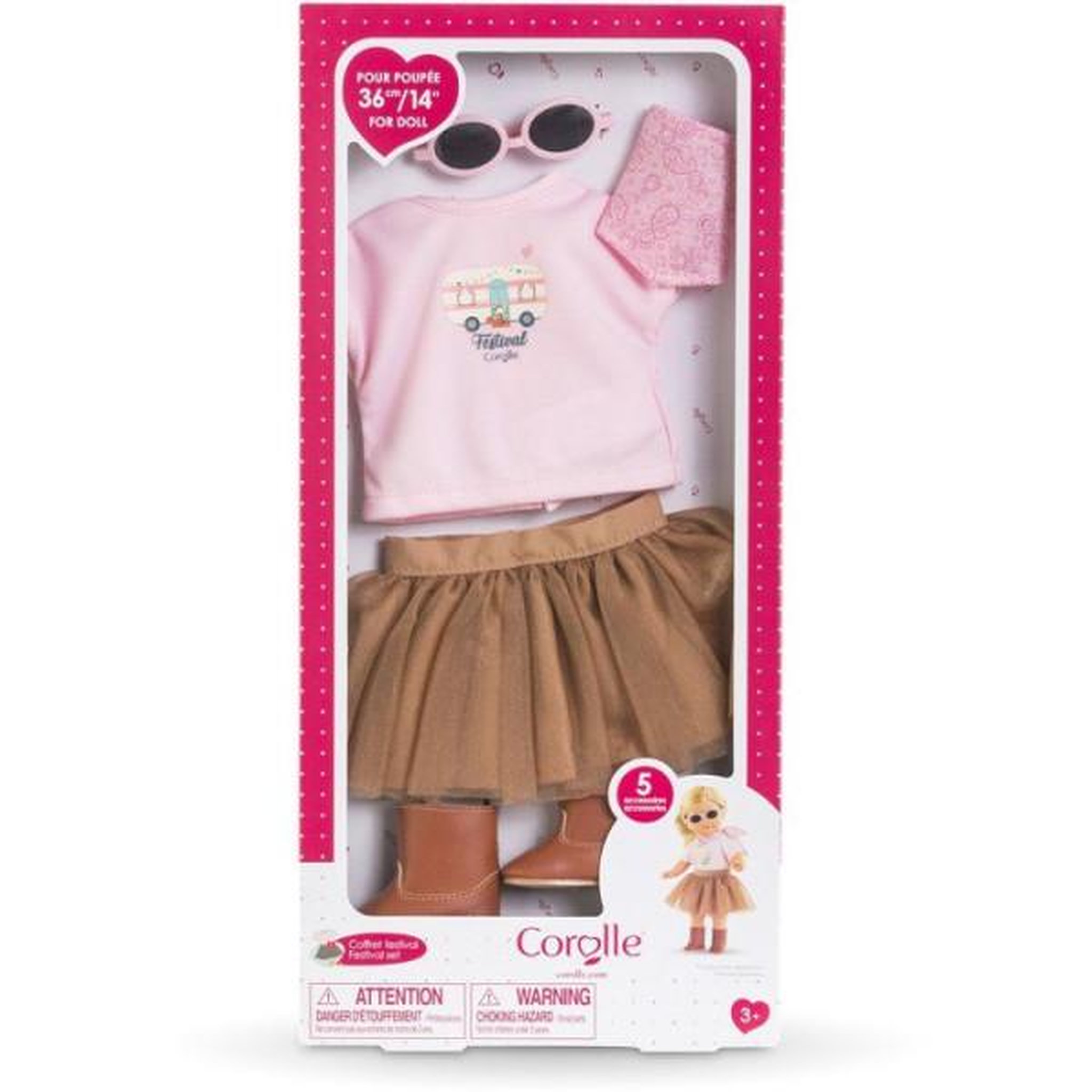 Voir la diapositive 2 : Corolle Vêtements - COROLLE - Coffret Festival