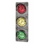 Paris Prix Horloge Murale Vintage  Feu Circulation  100cm Gris