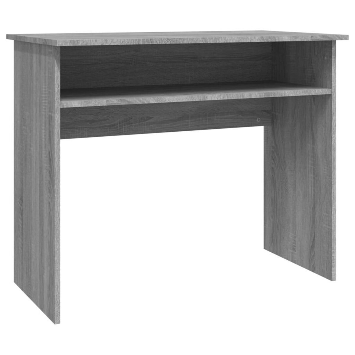 VIDAXL Bureau Sonoma gris 90x50x74 cm Bois d'ingenierie