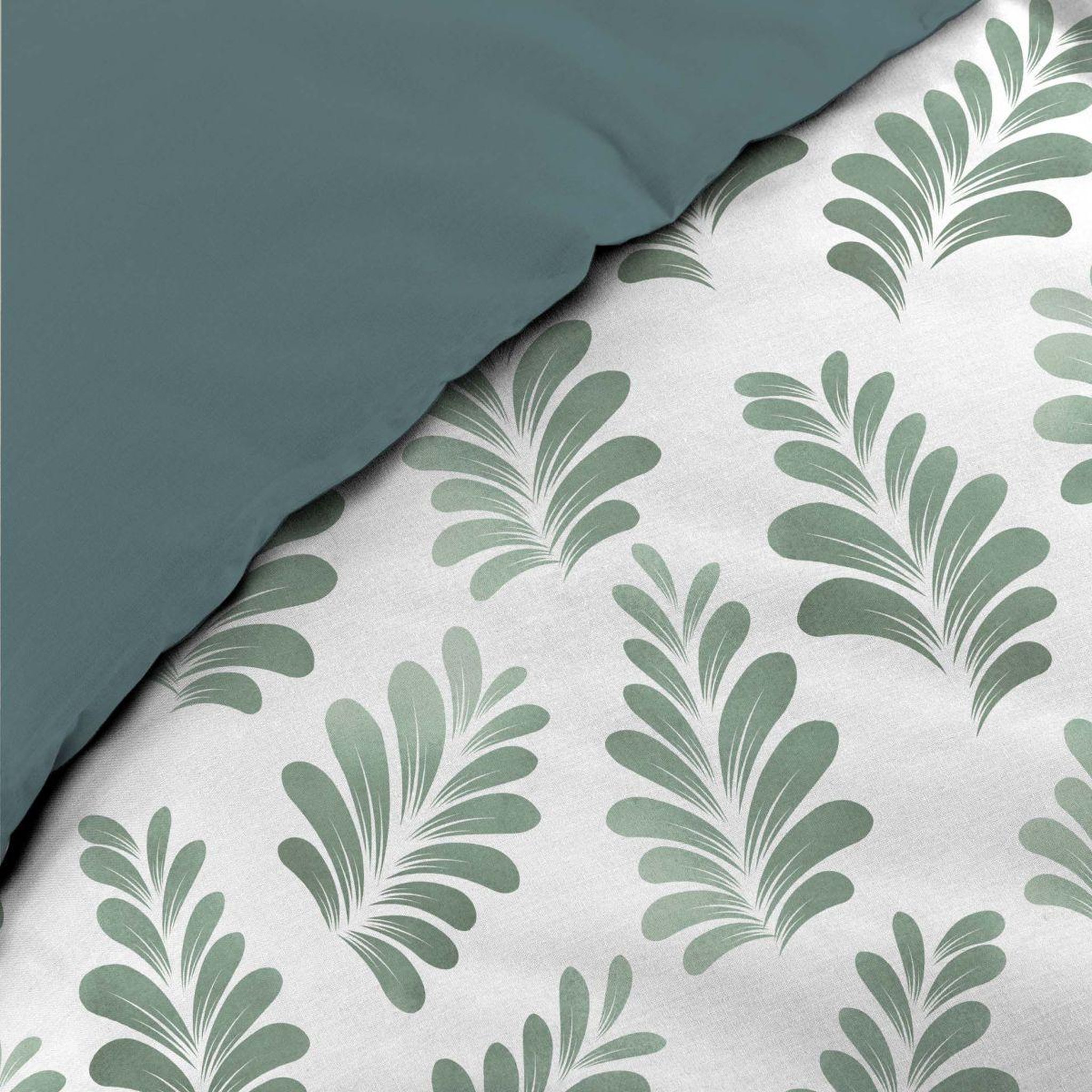Voir la diapositive 4 : Douceur d'Intérieur Parure de lit 3 pièces  aqualis  260x240cm vert