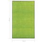 Voir la diapositive 6 : VIDAXL Paillasson lavable Vert 90x150 cm