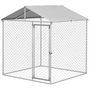 Voir la diapositive 1 : PAWHUT Enclos poulailler chenil 4 m² - parc grillagé dim. 2L x 2l x 2,37H m - poulailler chenil entièrement couvert - acier galvanisé