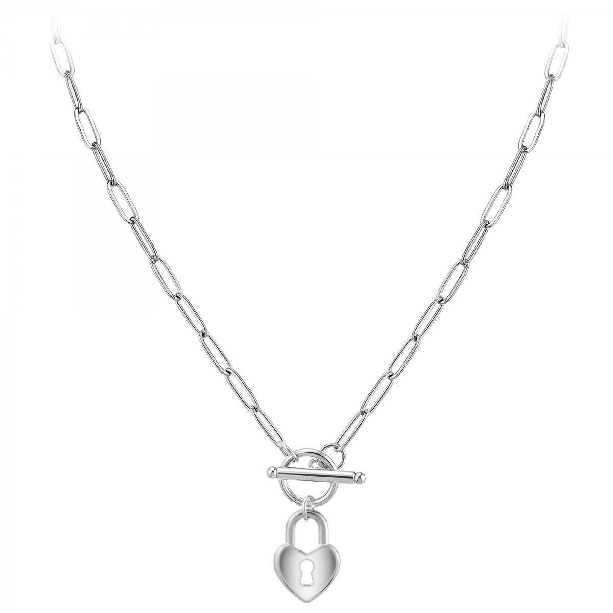 Voir la diapositive 3 : SC CRYSTAL Collier coeur par SC Crystal en acier inoxydable