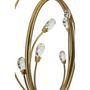 Voir la diapositive 2 : Paris Prix Lampadaire Design en Métal  Versailles  170cm Or