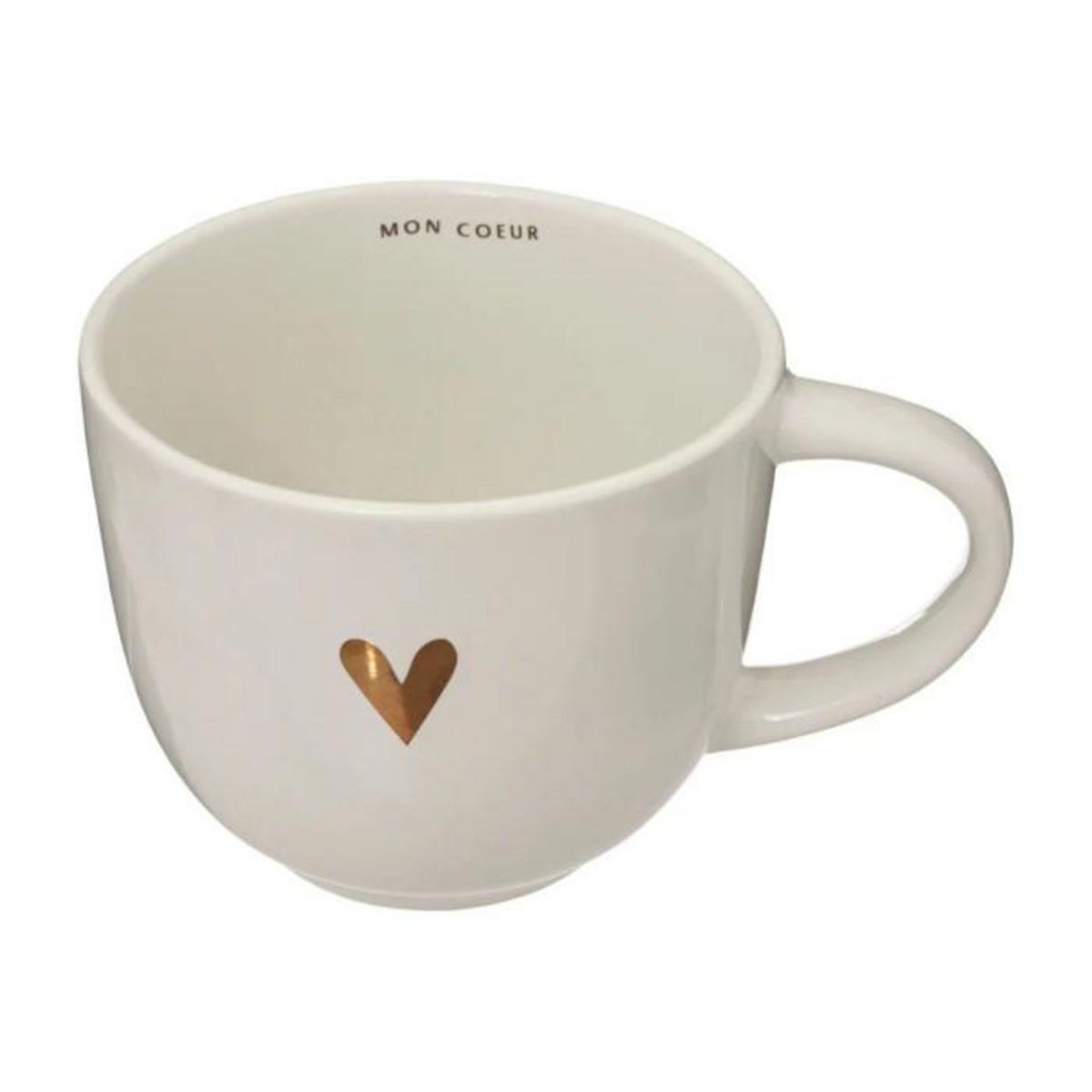 SECRET DE GOURMET Lot de 6 Bols en Céramique  The Floral  48cl Blanc