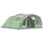 Voir la diapositive 1 : OUTSUNNY Tente de camping tunnel 4 personnes 2 pièces - étanche 3000mm - 505x390x196cm - vert