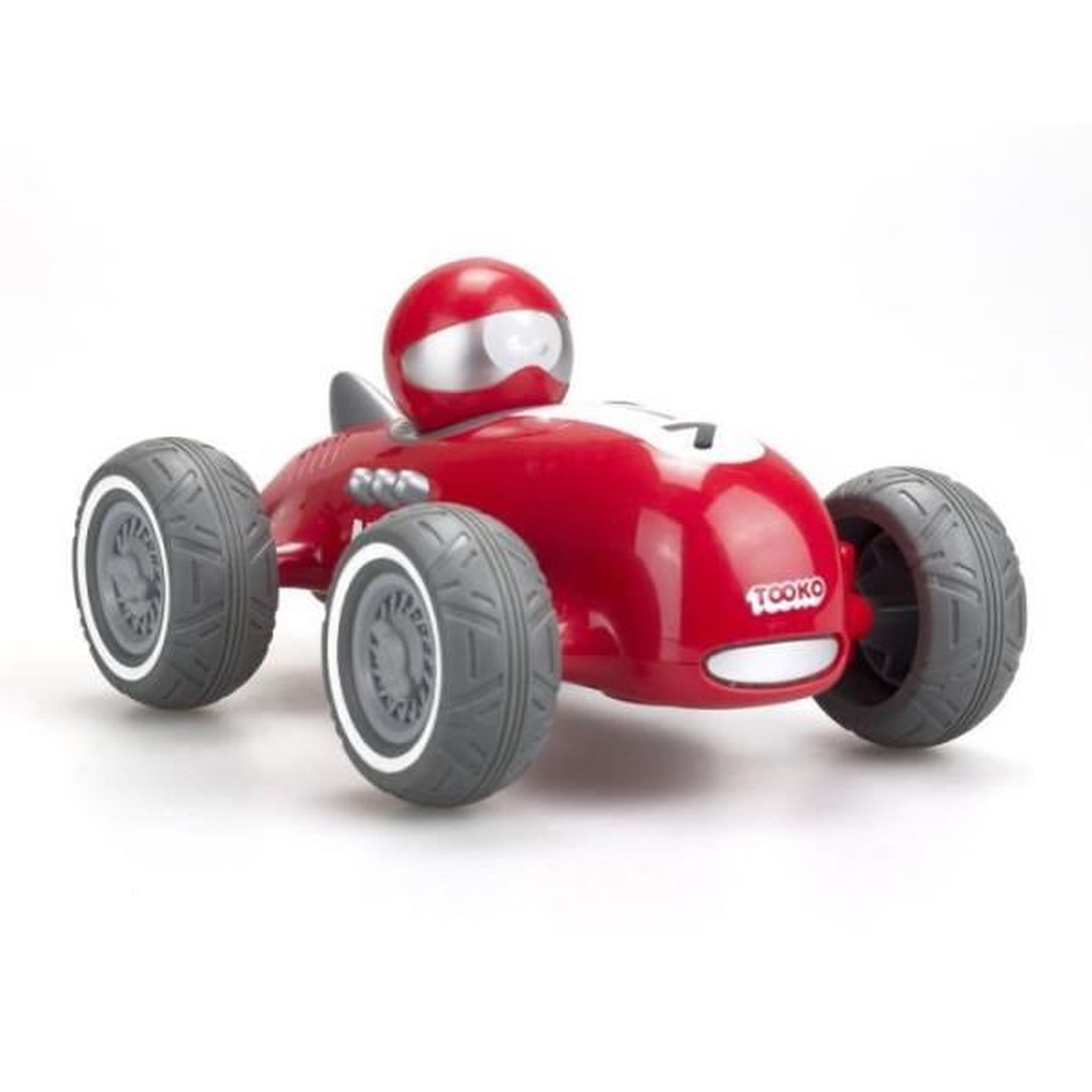 Voir la diapositive 2 : TOOKO Voiture télécommandée TOOKO - Look Vintage - Des 3 ans - Coloris aléatoire : rouge ou jaune - 13 cm