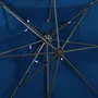 VIDAXL Parasol deporte a double toit Bleu azure 250x250 cm