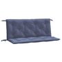 Voir la diapositive 2 : VIDAXL Coussins de banc de jardin lot de 2 bleu marine 120x50x7 cm