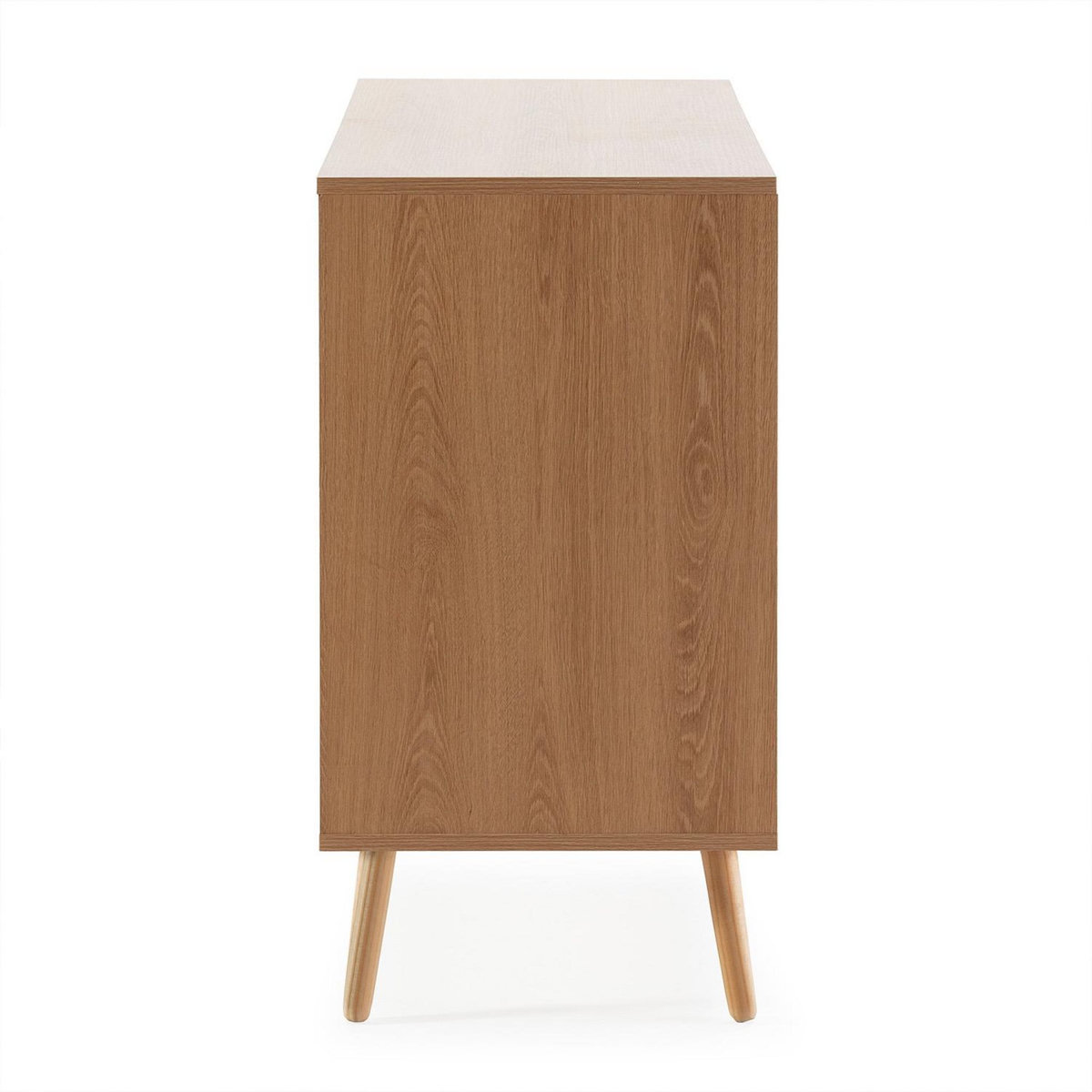 VS VENTA-STOCK Buffet Lluvia 3 portes en chêne, largeur 120 cm