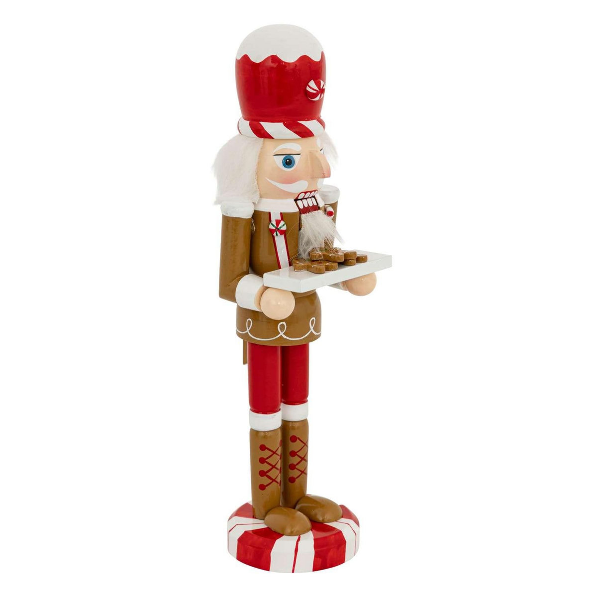 ATMOSPHERA Casse noisette de Noël en bois - H 25 cm - Marron