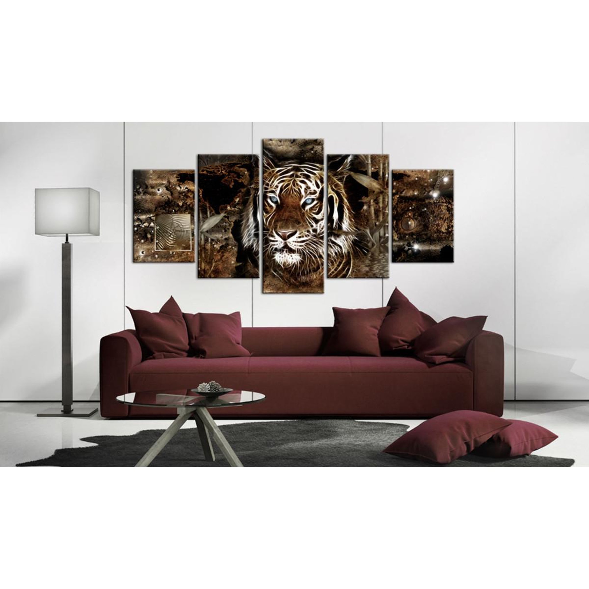 Voir la diapositive 2 : Paris Prix Tableau imprimé  guard of the jungle