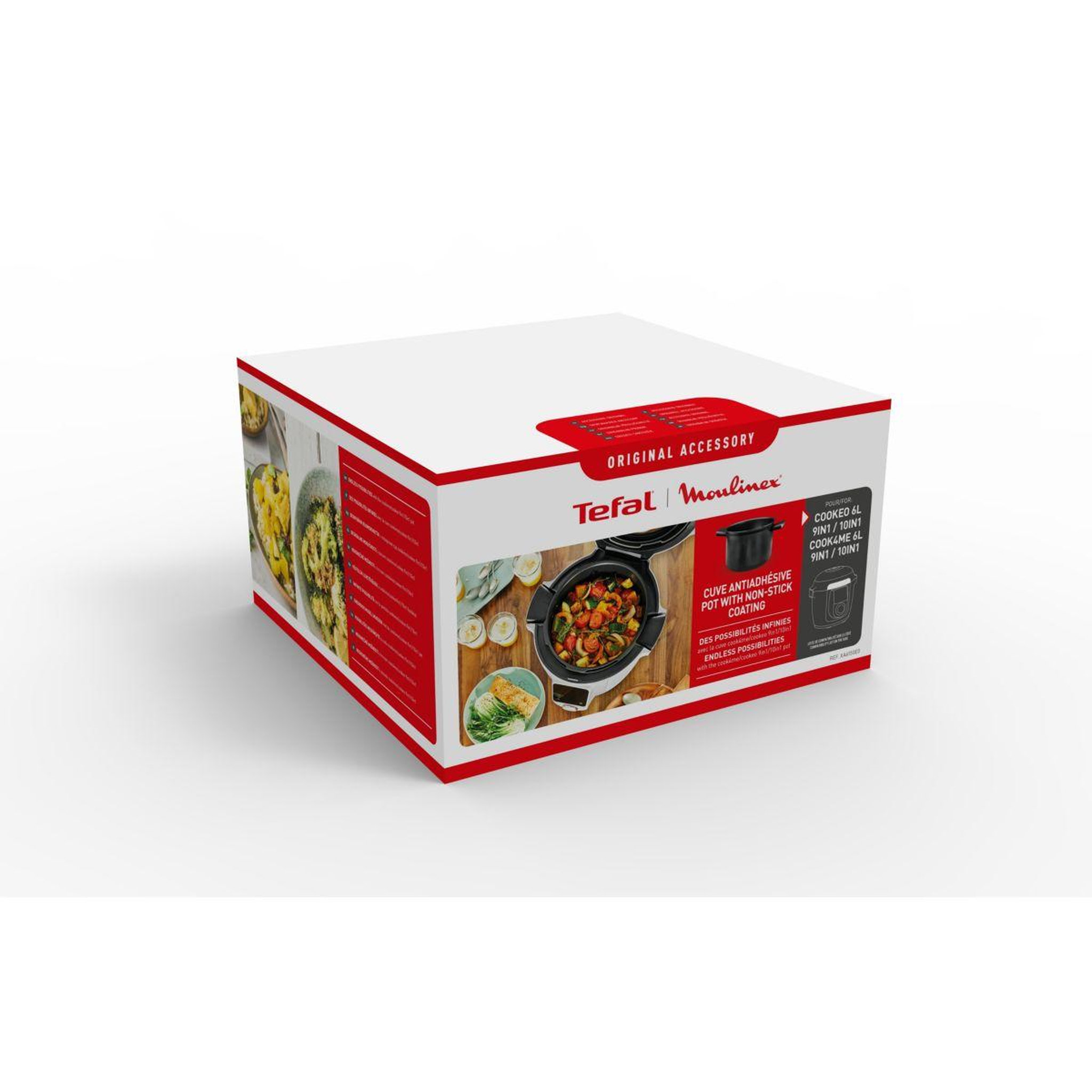 Voir la diapositive 2 : MOULINEX Cuve cookéo cuve 9 en 1 xa6150e0