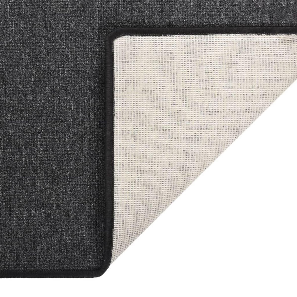 VIDAXL Tapis de couloir Anthracite 80x150 cm