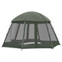 Voir la diapositive 1 : OUTSUNNY Tente de camping familiale 6-8 personnes - tente hexagonale - avec sac de transport et piquets de sol - dim. 493L x 493L x 240H cm fibre verre polyester - vert