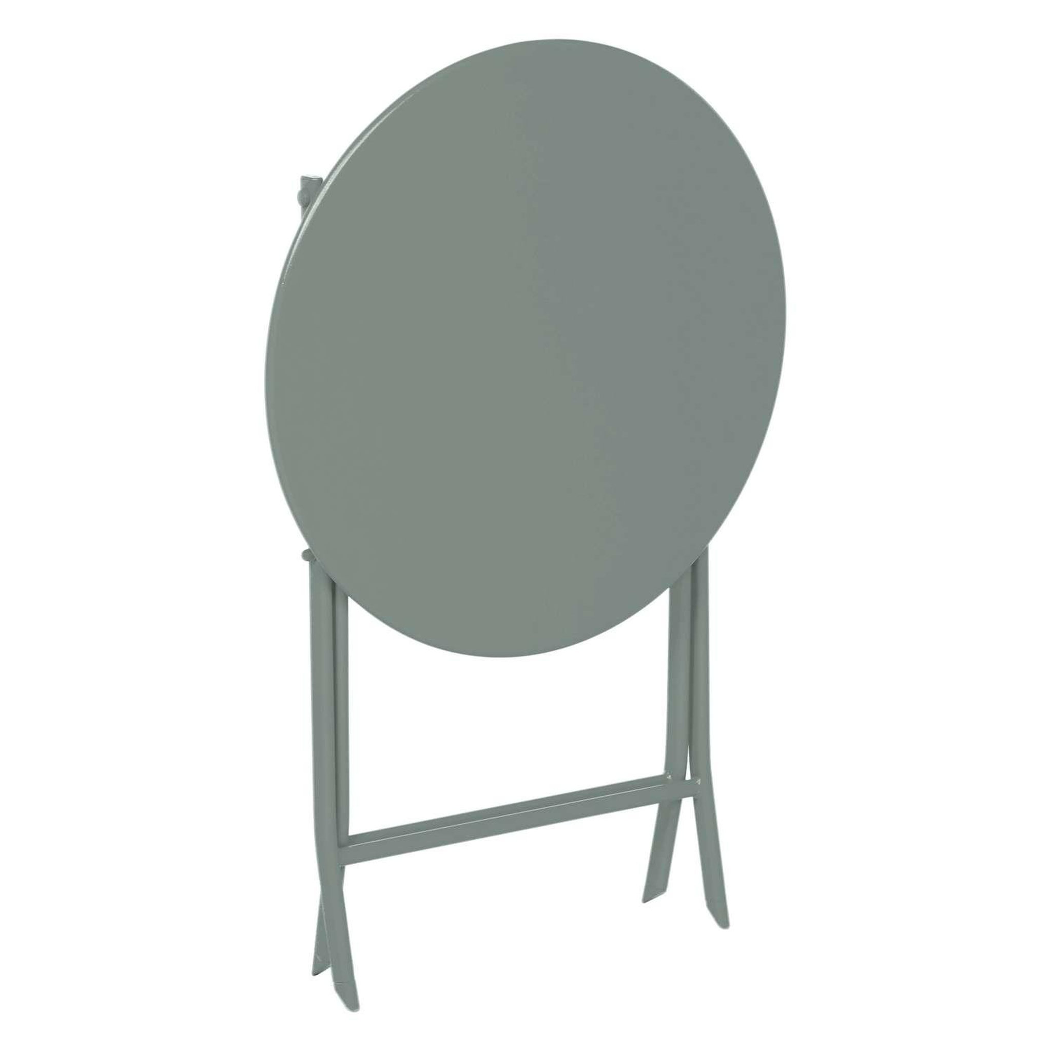 Voir la diapositive 3 : HESPERIDE Table de jardin pliante ronde greensboro - 2 places