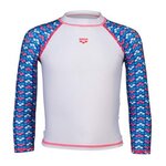 ARENA Lycra Blanc/Bleu/ Fille Arena Friends Kids. Coloris disponibles : Rose