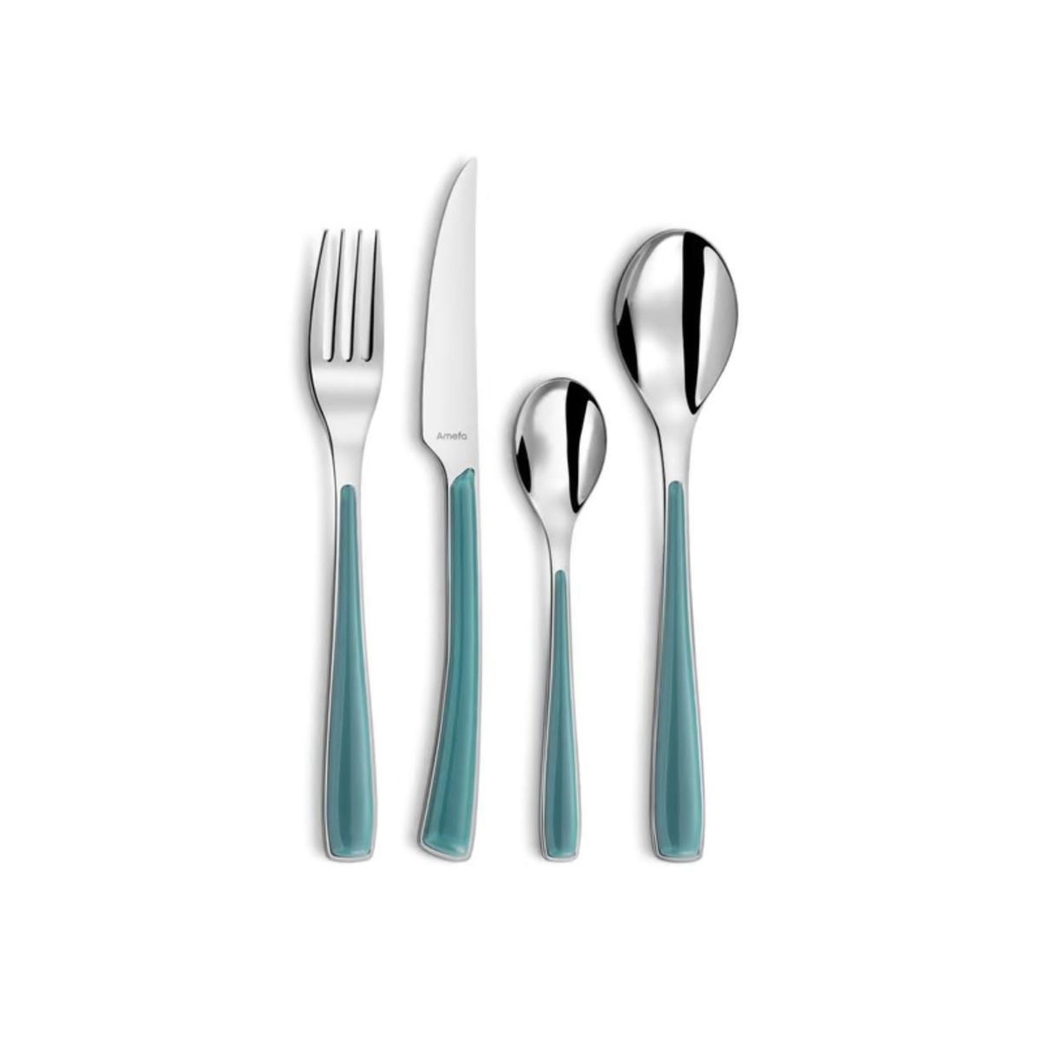 Amefa Ménagère 24 pièces turquoise - 2224SGAF11C71